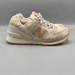 New Balance Womens 574 WL574CLS Gray Casual Shoes Sneakers